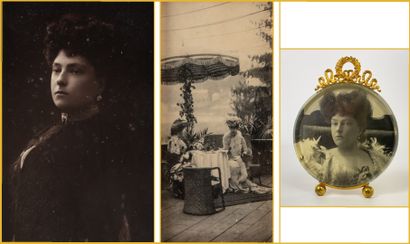  Three old photos of Mathilde Bonaparte's...