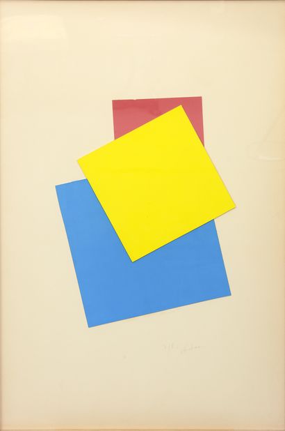 Albert CHUBAC (1925-2008). Composition with...
