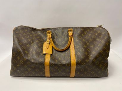 LOUIS VUITTON bag model Keepall 55cm. Monogrammed...