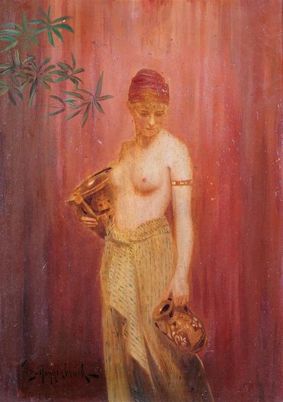 Max NONNENBRUCH (1857-1922). Oil on canvas,...