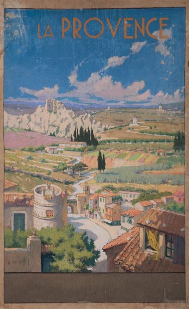 Charles MARTIN-SAUVAIGO (1881-1970) La Provence...