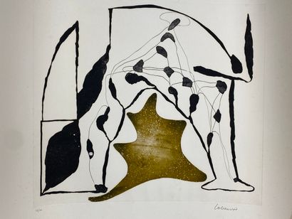  Dominique LABAUVIE (1948) Max's Ghost Lithographie, signée en bas à droite et numérotée...