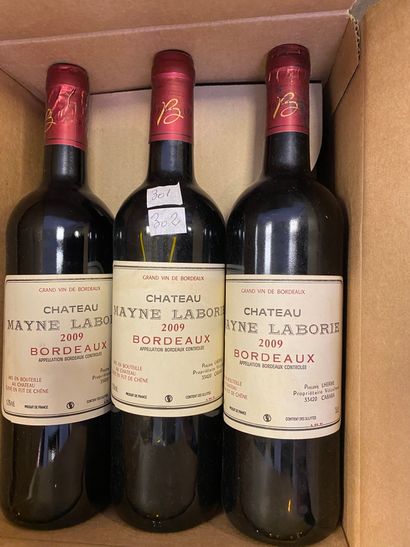 CHATEAU MAYNE-LABORIE, 2009. Set of 2 cases...
