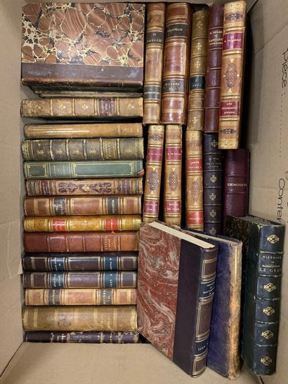 Set of various bound books including Kipling,...