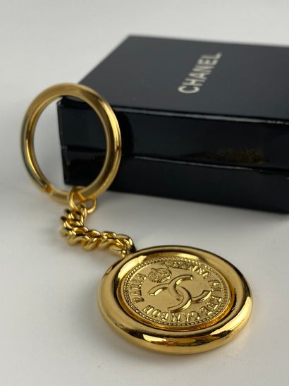 OR Porte-clés key ring PARFUM LIF PARIS FLACON Parfumeur made in France NO GOLD 