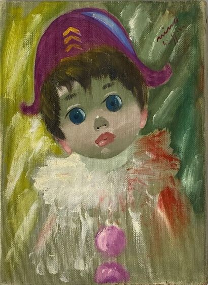 Nino GIUFFRIDA (1924) 
Portrait d'enfant...