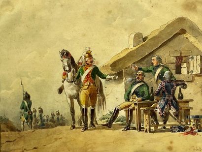  Ferdinand Louis JOLLY (1801-1861) 
Dragons du Régiment Colonel Général et du Régiment...