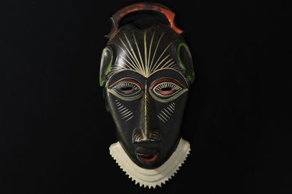 Jacques SAGAN, attribué à 
Masque d'africain...