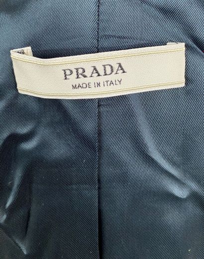  PRADA 
Charcoal grey and green short jacket in wool and silk 
Size 38 
(pulled ...