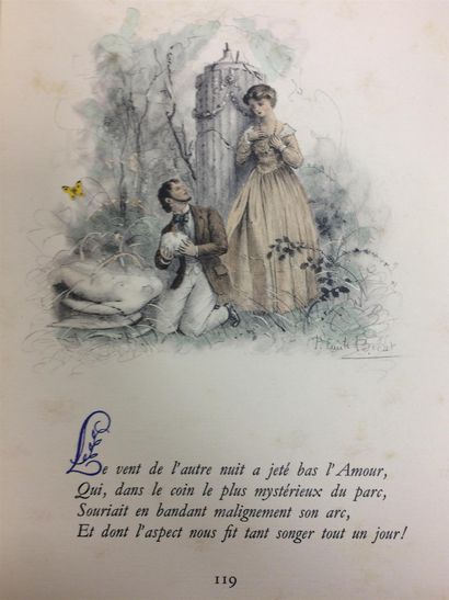  VERLAINE Paul - Bécat, Paul Emile 
Les fêtes galantes. Illustrées de dessins originaux...