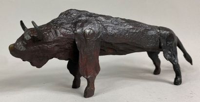 André FABRE (1920-2011) 
Bison 
Sculpture...