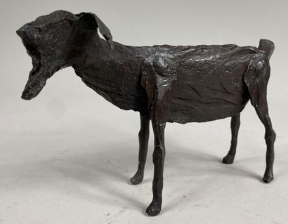 André FABRE (1920-2011) 
Chèvre 
Sculpture...