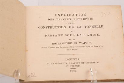 null Explication des travaux entrepris pour la construction de la Tonnelle ou passage...