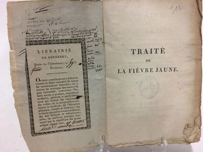 null CAILLIOT (Louis) : Traité de la fièvre jaune, ouvrage couronné par la Société...