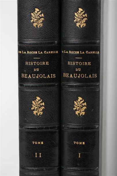 null LA ROCHE LA CARELLE (Ferdinand, Baron de) : Histoire du Beaujolais et des sires...