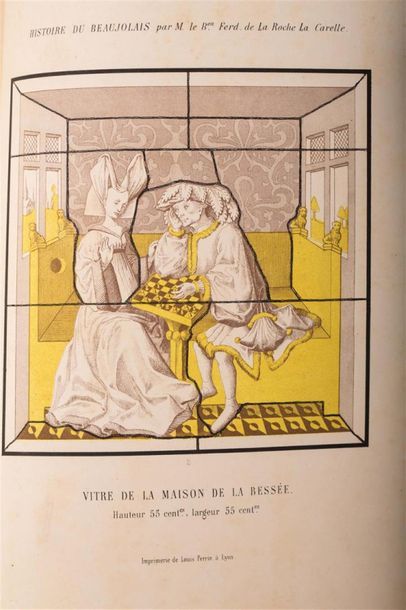null LA ROCHE LA CARELLE (Ferdinand, Baron de) : Histoire du Beaujolais et des sires...