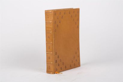 null [Manuscrit] Heures romaines : livre d'heures début XXe, calligraphié et enluminé....