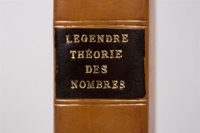 null LEGENDRE (Adrien-Marie) : Essai sur la théorie des nombres. Paris, Duprat, An...