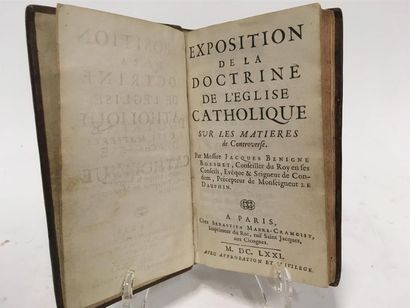 null BOSSUET (Jacques-Bénigne) : Exposition de la doctrine de l'église catholique...