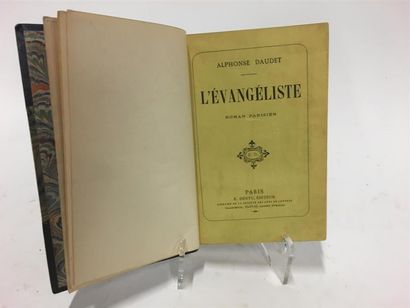 null DAUDET (Alphonse) : L'évangéliste. Roman parisien. Paris, E. Dentu, 1883. Un...