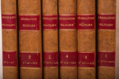 null BERRIAT (Honoré-Hugues) : Législation militaire ou recueil méthodique et raisonné...
