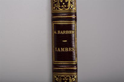 null BARBIER (Henri-Auguste) : Iambes. Paris, Urbain Canel et Ad. Guyot, 1832. Un...