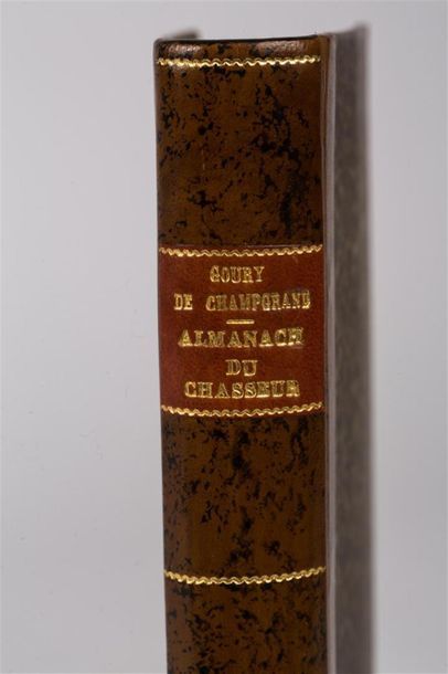 null [GOURY DE CHAMPGRAND (Charles-Jean)] : Almanach du chasseur, ou calendrier perpétuel....