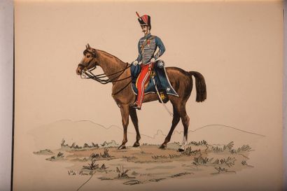 null CASTILLON DE SAINT-VICTOR (Marie-Emilien) : Historique du 5e régiment de hussards....