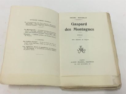 null POURRAT (Henri) : Gaspard des Montagnes. Roman. Prix littéraire du Figaro. Paris,...
