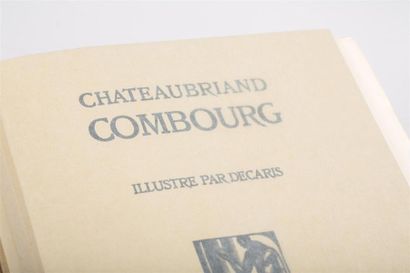 null CHATEAUBRIAND (François-René, Vicomte de) : Combourg. Illustré par Albert DECARIS....