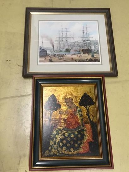 null Deux reproductions
Icone le Jardin d'Eden Di martino Nelli
Vue du port de Sydney...