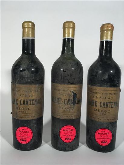 null 3 B CHÂTEAU BRANE CANTENAC (2 M.E.+ et 1 M.E; 2 e.t.h. dont 1 e.l.a. et 1 e.t.a;...