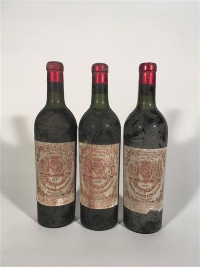 null 3 B CHÂTEAU PICHON LONGUEVILLE BARON (2 T.L.B; 1 H.E.+; e.t.h. dont 2 e.l.a....