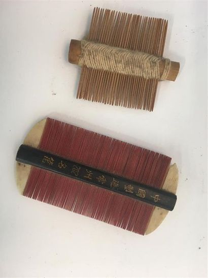 null Peigne chinois et peigne en bambou