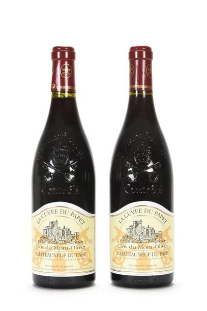 null 2 B CHATEAUNEUF DU PAPE CUVÉE DU PAPET Clos du Mont Olivet 2000