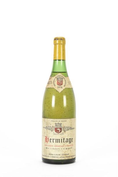 null 1 B HERMITAGE Blanc (2,8 cm; e.t.h; clm.s; c.s; aspect limpide) Jean-Louis Chave...