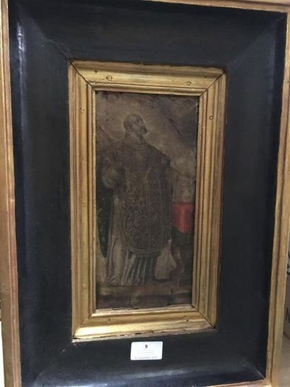 null Saint Ignace de Loyola
Gravure rehaussée
Cadre en bois doré
31 x 18 cm