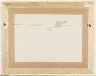 null REIGNIER
Paysage 
Huile sur carton 
Signé een bas à gauche
30 x 42 cm