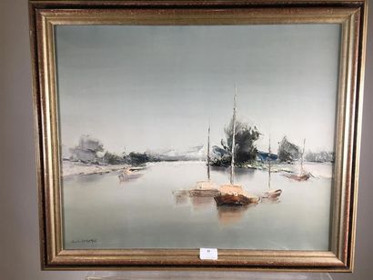 null Louis LAMARQUE
La riviere d'Auray
Huile sur toile
61 x 50 cm