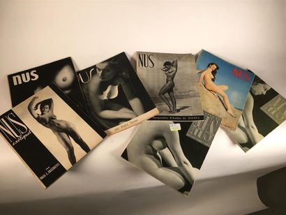 Un lot de 7 ouvrages photographiques de nues...