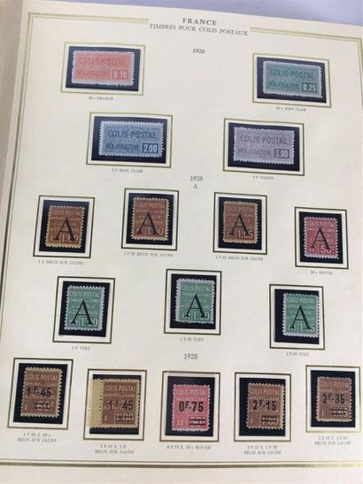 null Colis Postaux - Ensemble des timbres des différentes émissions à partir de 1892...