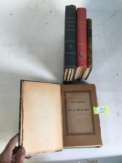 null Un ensemble de 4 volumes.
« Biographies genevoises », 2 volumes et « Brochures...
