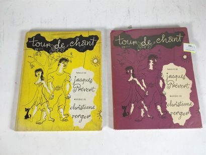 null Jacques Prévert : « Tour de chant ». 2 volumes.