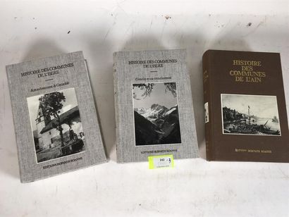 null « Histoire des communes de l'Isère » (2 volumes) et de l'Ain (1 volume).