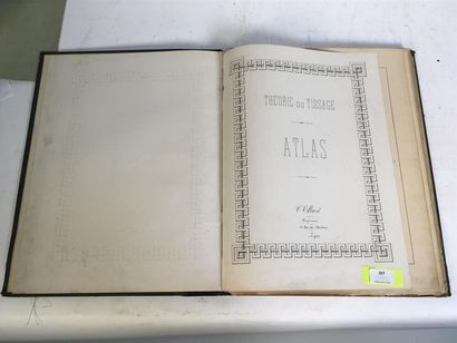 null Villard : « Théorie du tissage ». Atlas In-folio.