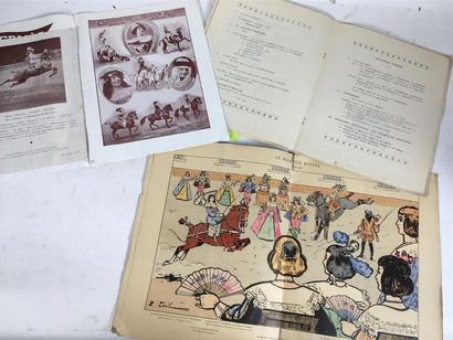 null Un ensemble de 3 programmes du Cirque Molier : 1909, 1923 et 1931.