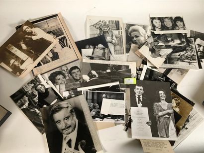 Un ensemble de photographies de presse d'acteurs...