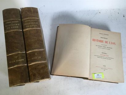 null Steyert : « Nouvelle histoire de Lyon ». 3 volumes reliés. Illustrations dans...