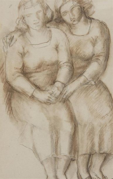 null Charles Alexandre MALFRAY (1887-1940)
Les deux amies
dessin sur papier signée...