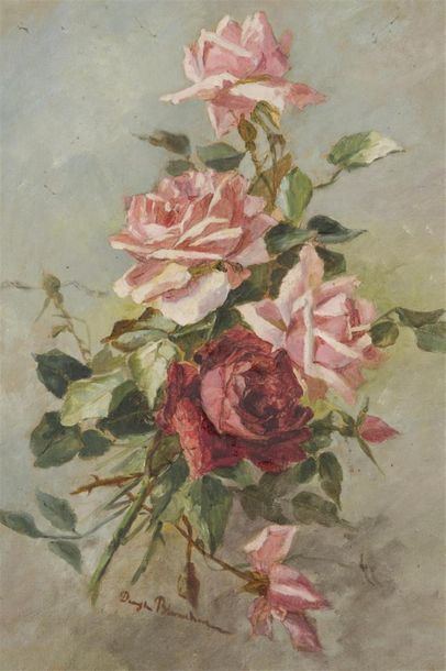 null Ecole française vers 1900
Bouquet de fleurs
huile sur toile
55 x 46 cm